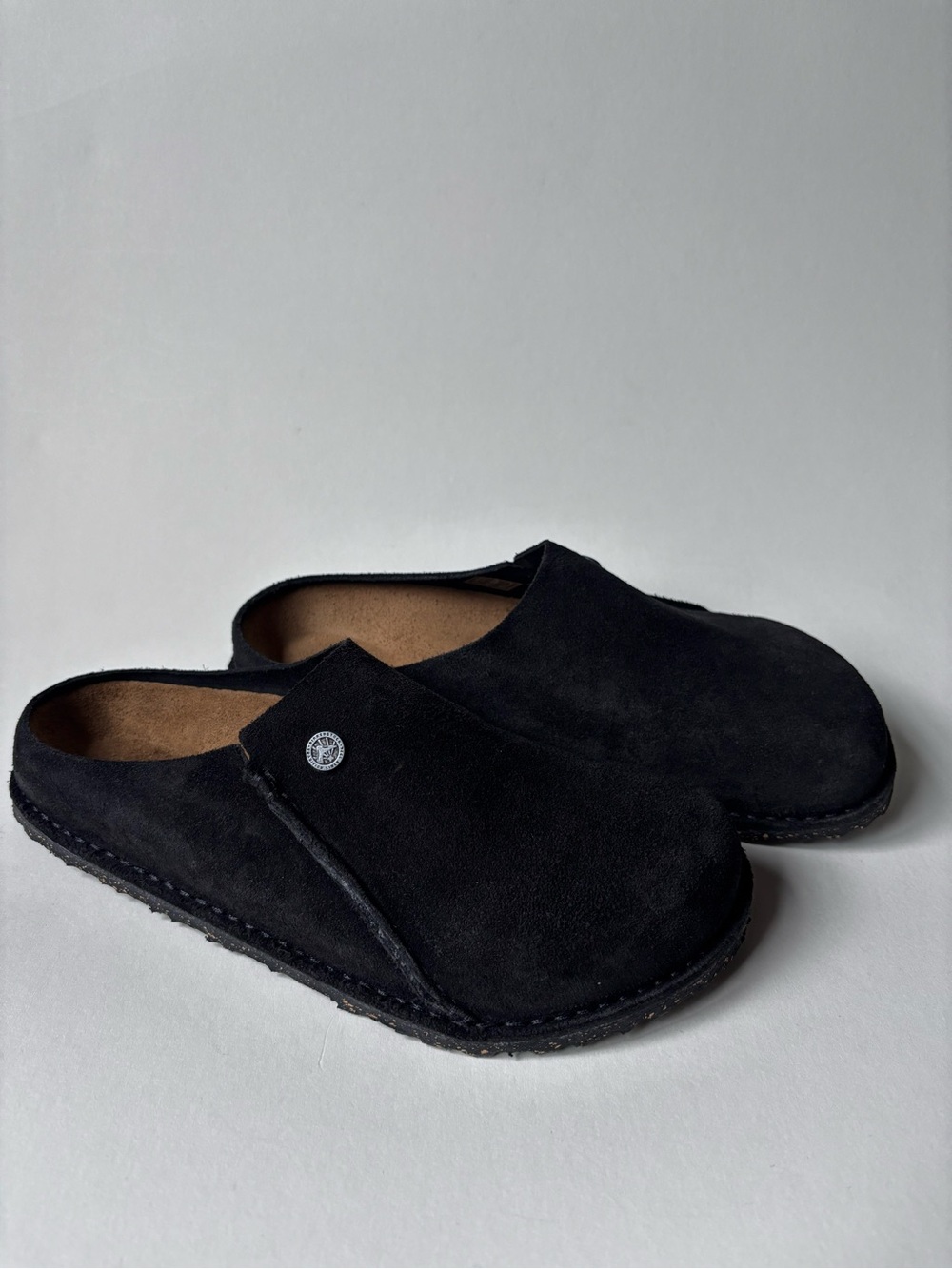 Birkenstock Zermatt Premium Suede Black Clogs Mens 11 EU 44 New